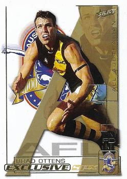 2002 Select AFL Exclusive SPX - All Australian #AA13 Brad Ottens Front